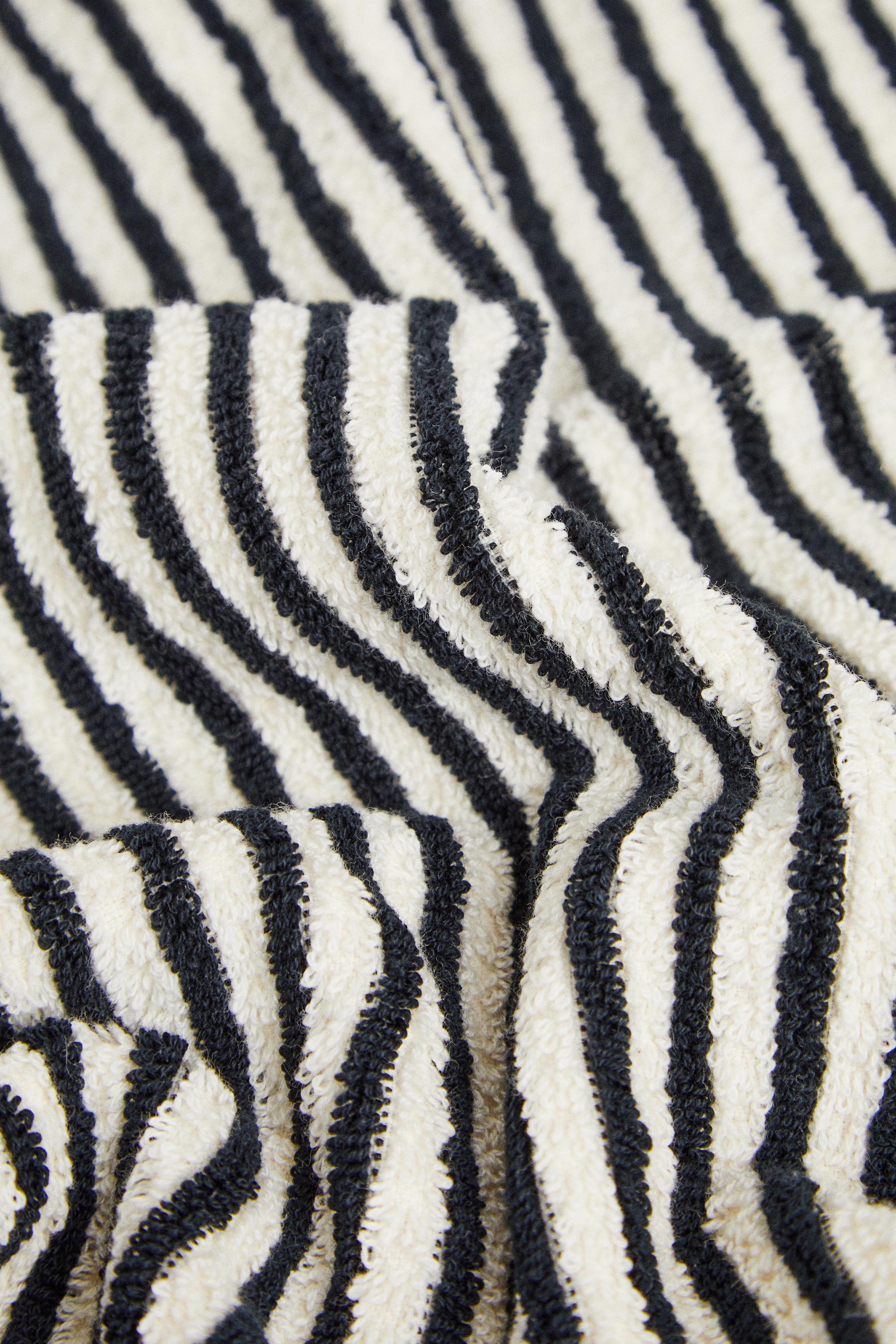 DYED THREAD COTTON BATH TOWEL